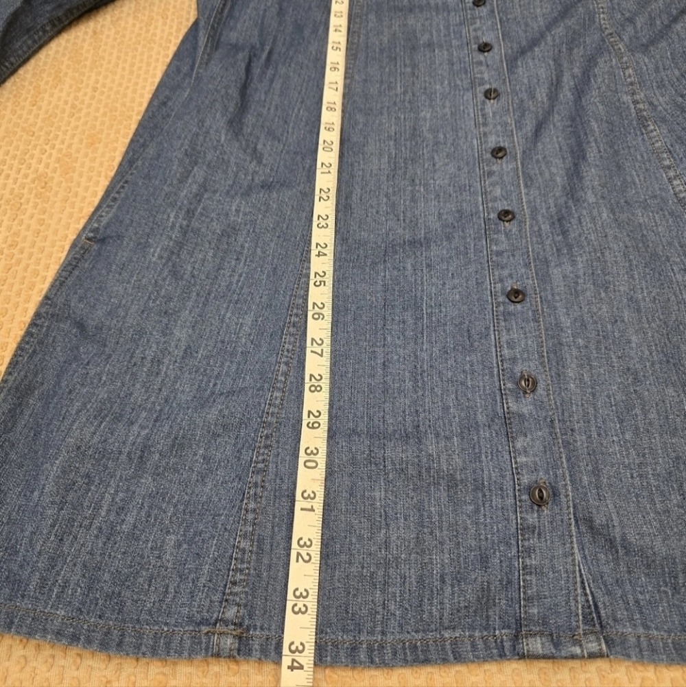 Madewell Dress Womens Long Sleeve Button Up Blue Size Small Whit Pockets - Picture 14 of 16